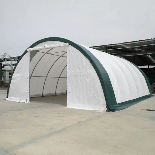 Cobertizo de almacenamiento de un solo arco L30’xL40’xH15′ – Robusto y espacioso - Imagen 4