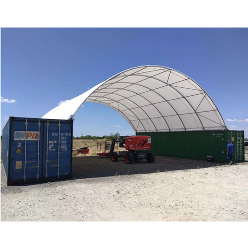 Cobertizo para contenedores marítimos 40’x40’x13′ – Robusto y versátil - Imagen 15