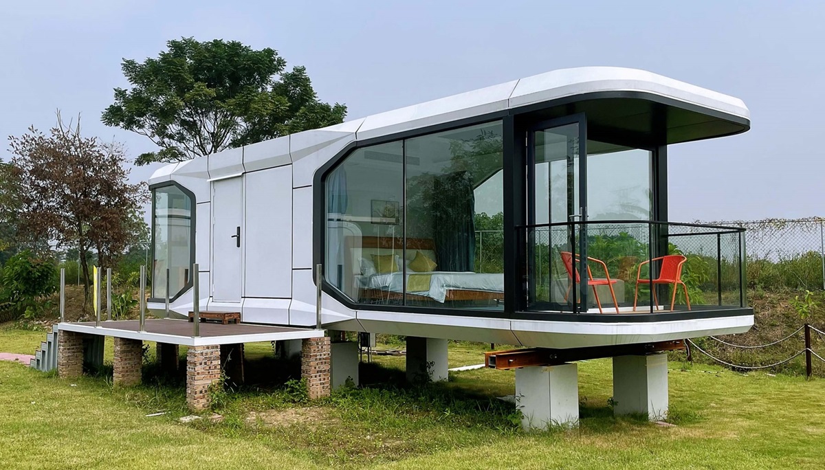 Casa cápsula E7, 36,8m2-Diseño compacto, 2 camas, máxima eficiencia - Imagen 2