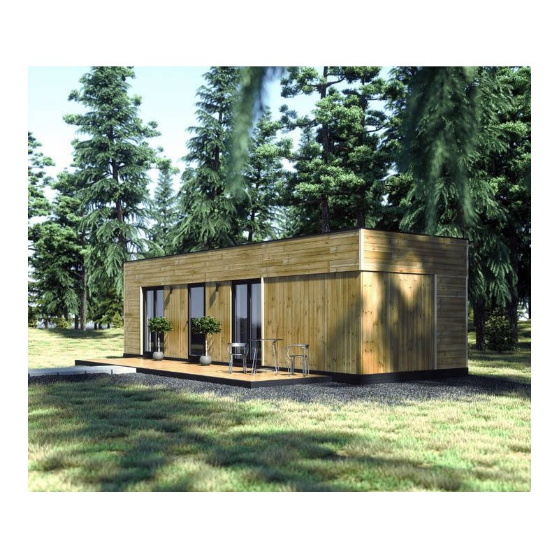 Contenedor habitable T2 – 48m², amueblado y equipado