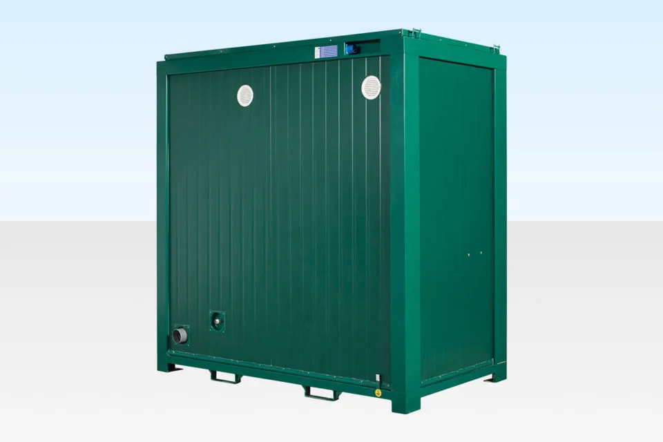 Inodoro Doble 1+1 – 8×5 Pies (Verde)