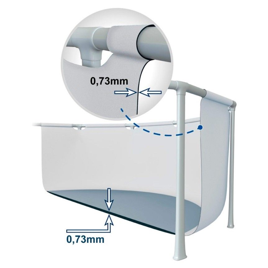 Piscina desmontable rectangular Ultra XTR Frame 10 metros con depuradora - Imagen 6